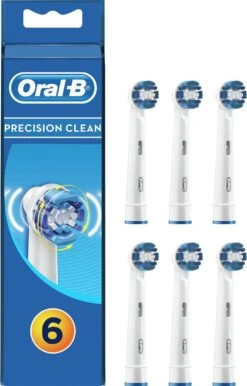Oral B Oral-B Precision Clean - Opzetborstels - 6 Stuks - Wit -Mondelinge Benodigdheden Winkel 768x1200 1
