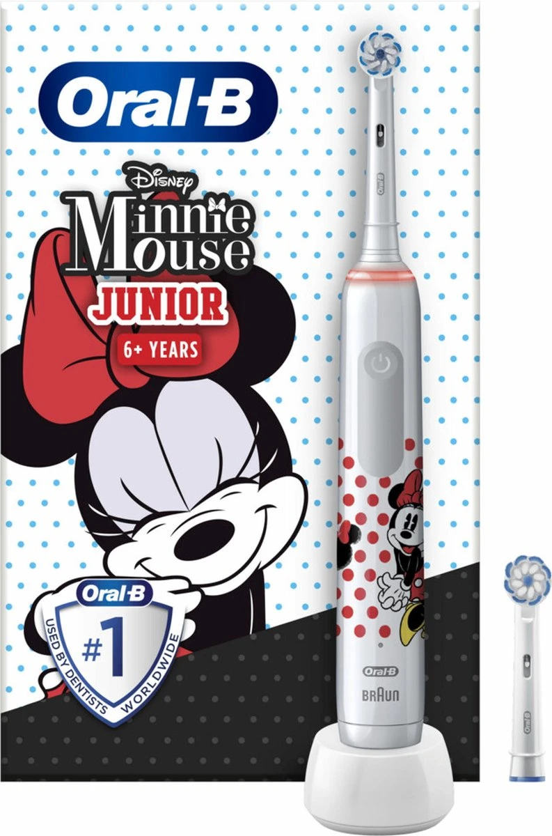 Oral B Oral-B Junior Elektrische Tandenborstel - Minnie 3 Oral B Oral-B Junior Elektrische Tandenborstel - Minnie