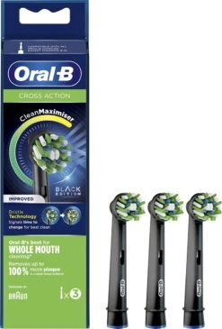 Oral B Oral-B CrossAction - Met CleanMaximiser-technologie - Opzetborstels - Zwart - 3 Stuks 20 Oral B Oral-B CrossAction - Met CleanMaximiser-technologie - Opzetborstels - Zwart - 3 Stuks -Mondelinge Benodigdheden Winkel 811x1200 2