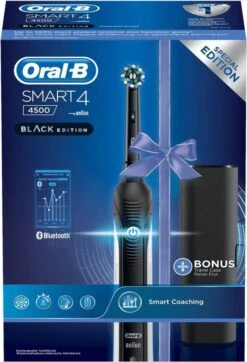 Oral B Oral-B Smart 4 4500 - Zwart - Elektrische Tandenborstel - Powered By Braun - 1 Handvat En 2 Opzetborstels -Mondelinge Benodigdheden Winkel 818x1200 2