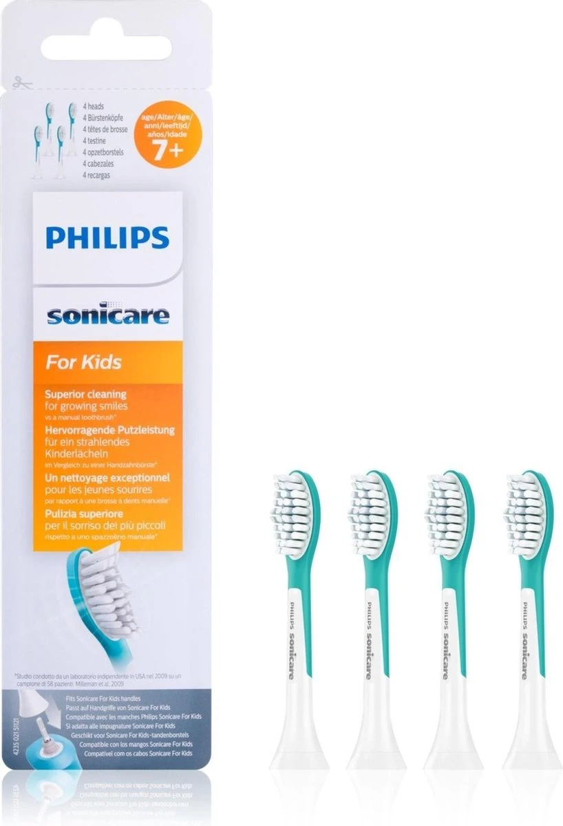 Philips Sonicare For Kids HX6044/33 - 4 Stuks 3 Philips Sonicare For Kids HX6044/33 - 4 Stuks