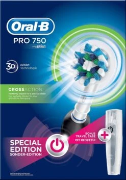 Braun Oral-B PRO 750 - Elektrische Tandenborstel - Zwart -Mondelinge Benodigdheden Winkel 839x1200 2