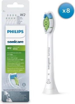 Philips Sonicare W2 Optimal White HX6068/12 - Opzetborstels - 8 Stuks -Mondelinge Benodigdheden Winkel 867x1200 1