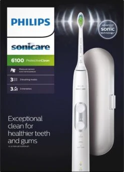 Philips ProtectiveClean 6100 HX6877/28 - Elektrische Tandenborstel -Mondelinge Benodigdheden Winkel 870x1200