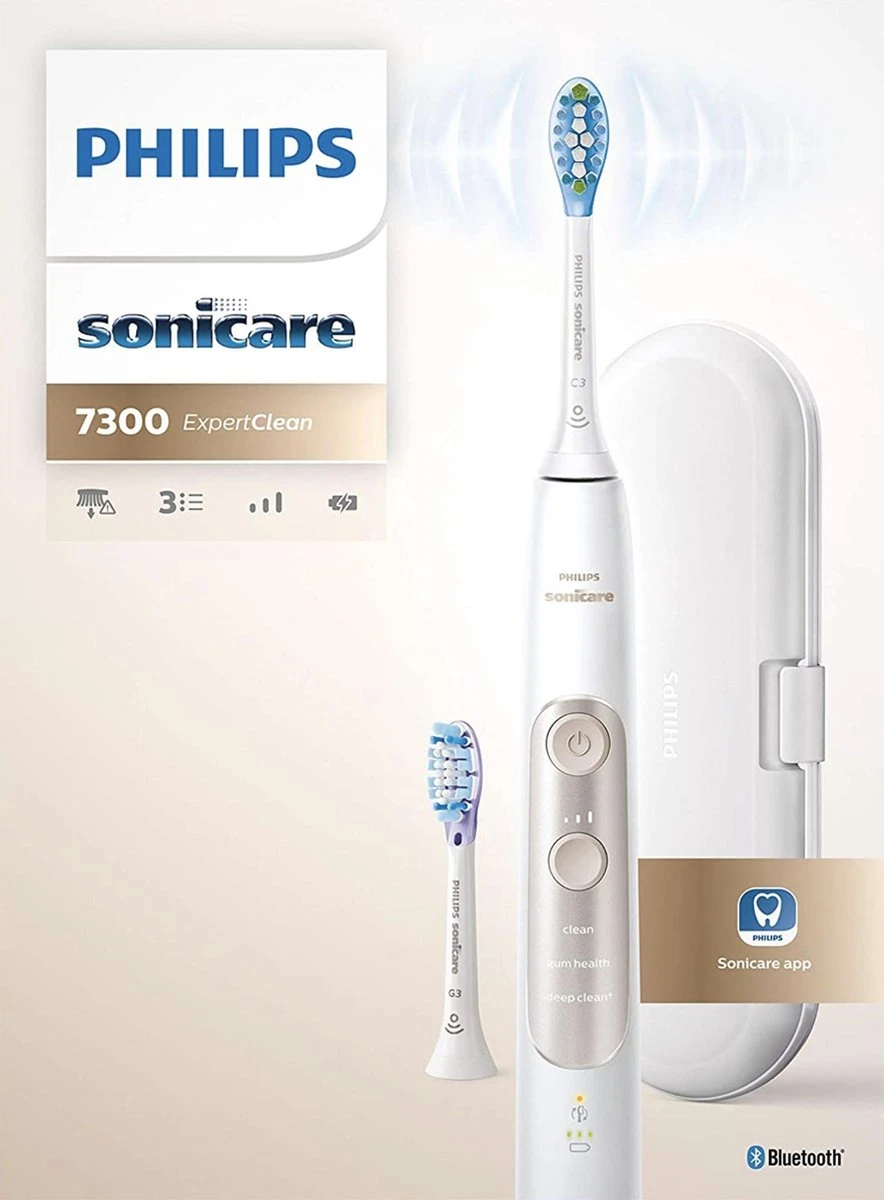 Philips Sonicare ExpertClean HX9601/03 - Elektrische Sonische Tandenborstel Met App 7 Philips Sonicare ExpertClean HX9601/03 - Elektrische Sonische Tandenborstel Met App - Afbeelding 5