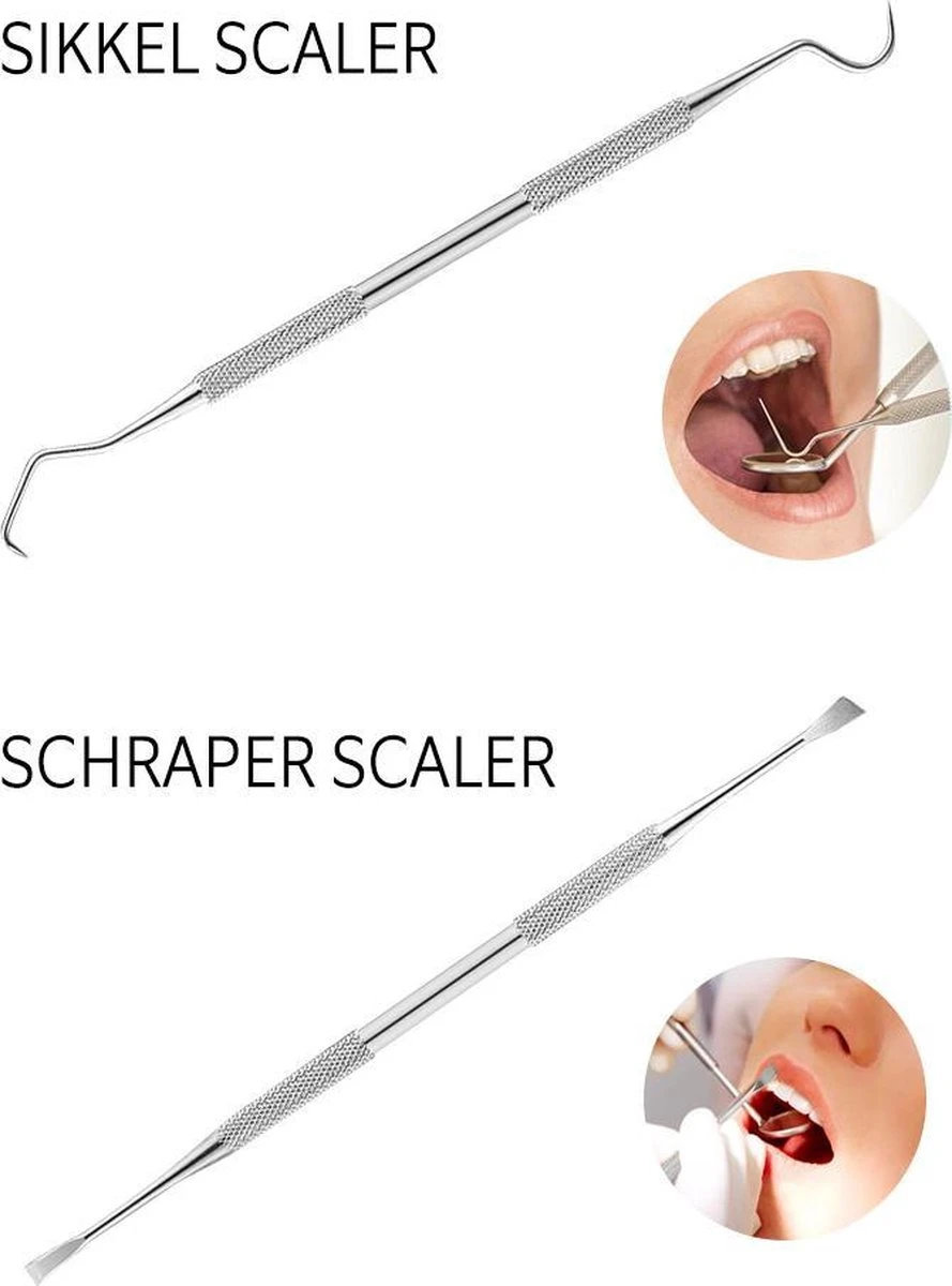 Newide Professionele Tandarts Set Met Luxe Etui – Tandsteen Verwijderaar – RVS Tandarts Setje – Tandenstokers – Tandartshaakje – Tand Verzorging Gereedschap Set – Tandplak Verwijderaar 5 Newide Professionele Tandarts Set Met Luxe Etui – Tandsteen Verwijderaar – RVS Tandarts Setje – Tandenstokers – Tandartshaakje – Tand Verzorging Gereedschap Set – Tandplak Verwijderaar - Afbeelding 3