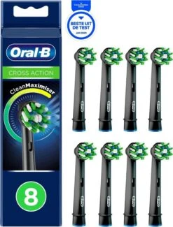 Oral B Oral-B CrossAction - Met CleanMaximiser-technologie - Opzetborstels - Zwart - 8 Stuks 26 Oral B Oral-B CrossAction - Met CleanMaximiser-technologie - Opzetborstels - Zwart - 8 Stuks -Mondelinge Benodigdheden Winkel 913x1200 1