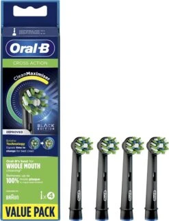 Oral B Oral-B CrossAction - Met CleanMaximiser-technologie - Opzetborstels - Zwart - 4stuks 17 Oral B Oral-B CrossAction - Met CleanMaximiser-technologie - Opzetborstels - Zwart - 4stuks -Mondelinge Benodigdheden Winkel 920x1200 2