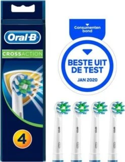 Oral B Oral-B CrossAction - Opzetborstels - 4 Stuks 34 Oral B Oral-B CrossAction - Opzetborstels - 4 Stuks -Mondelinge Benodigdheden Winkel 922x1200 2