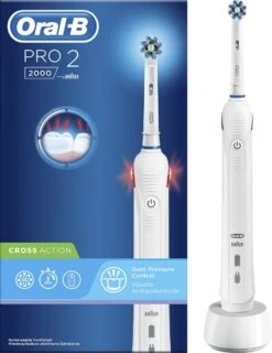 Oral B Oral-B Pro 2 2500 - Zwart - Elektrische Tandenborstel -Mondelinge Benodigdheden Winkel 926x1200