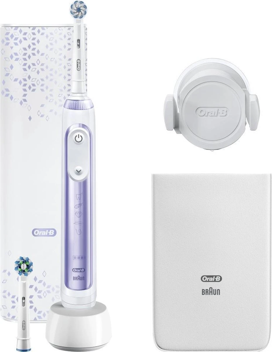Oral B Oral-B Genius 10200W Orchid Purple Elektrische Tandenborstel Paars/Wit 3 Oral B Oral-B Genius 10200W Orchid Purple Elektrische Tandenborstel Paars/Wit