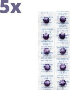 Tepe Plakverklikker Tabletten - 5 X 10 Stuks - Voordeelverpakking