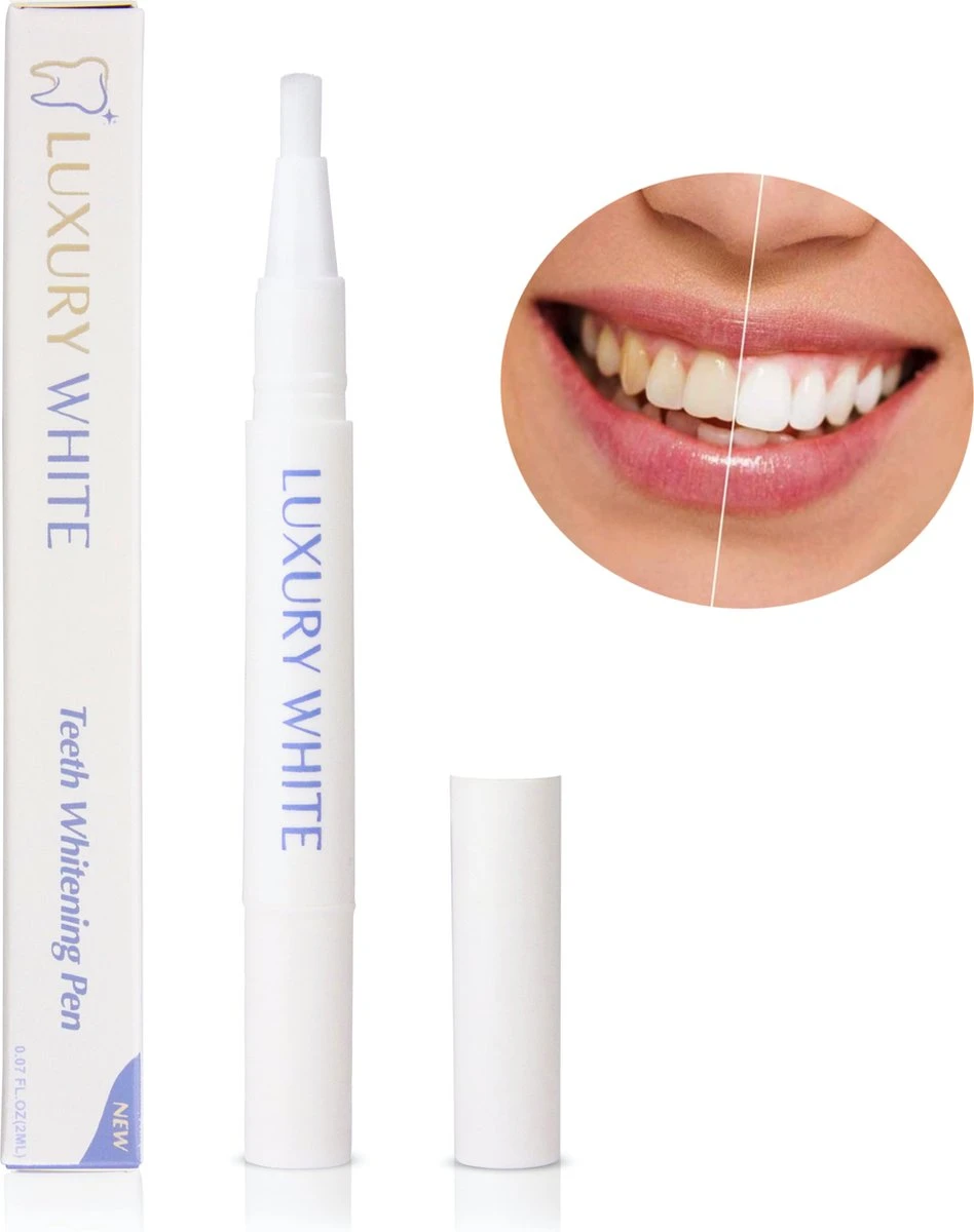 Luxury White- Whitening Pen -Thuis Tanden Bleken - 100% Veilig - Geen Peroxide 3 Luxury White- Whitening Pen -Thuis Tanden Bleken - 100% Veilig - Geen Peroxide