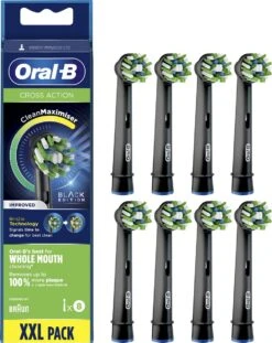 Oral B Oral-B CrossAction - Met CleanMaximiser-technologie - Opzetborstels - Zwart - 8 Stuks 27 Oral B Oral-B CrossAction - Met CleanMaximiser-technologie - Opzetborstels - Zwart - 8 Stuks -Mondelinge Benodigdheden Winkel 952x1200 2