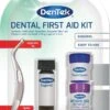 Dentek Gebits EHBO Kit. Met Noodvulling, Tandbewaarbox En Anti- Kiespijn Vloeistof. Ook Voor Verloren Kronen, Vullingen, Kiespijn En Gaatjes -Mondelinge Benodigdheden Winkel 954x1200