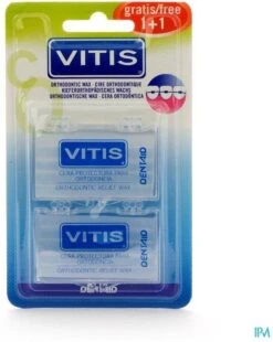 Vitis Orthodontic Wax 2 Stuks -Mondelinge Benodigdheden Winkel 957x1200