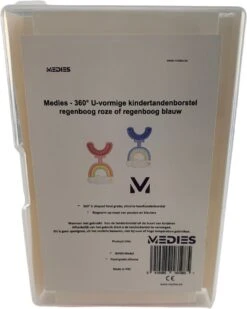 Medies - 360° U-vormige Kindertandenborstel Regenboog Roze | Baby Tandenborstel | Kindertandenborstel | Peuter Tandenborstel | U-vorm - Siliconen - Bpa Free - 2 Tot 7 Jaar -Mondelinge Benodigdheden Winkel 958x1200 1