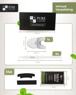 Tandenbleekset INCL. 14 Whitening Strips En 6 Gelpennen - ZONDER PEROXIDE - Teeth Whitening Kit - Tandenbleekset Met Ebook En Nederlandse Handleiding - Tandenblekers - Valentijnsdag Cadeau -Mondelinge Benodigdheden Winkel 960x1200 6