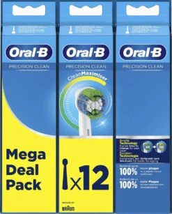 Oral B Oral-B Precision Clean - Met CleanMaximiser-technologie - Opzetborstels - 12 Stuks -Mondelinge Benodigdheden Winkel 966x1200 1