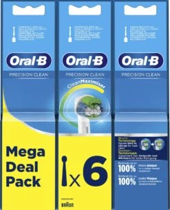 Oral B Oral-B Precision Clean - Met CleanMaximiser-technologie - Opzetborstels - 6 Stuks 12 Oral B Oral-B Precision Clean - Met CleanMaximiser-technologie - Opzetborstels - 6 Stuks -Mondelinge Benodigdheden Winkel 971x1200 2