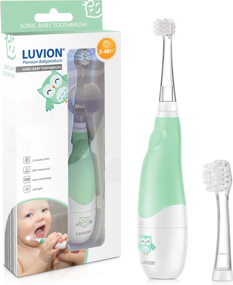 Luvion 250S - Sonische Elektrische Tandenborstel Voor Baby En Peuter - 0 T/m 4 Jaar - Met Timer 3 Luvion 250S - Sonische Elektrische Tandenborstel Voor Baby En Peuter - 0 T/m 4 Jaar - Met Timer