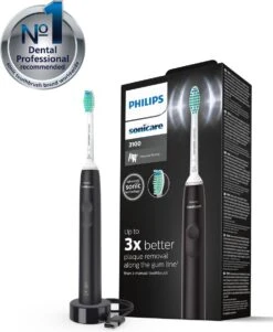 Philips Sonicare Power Elektrische Tandenborstel Series 3100 HX3671/14 Zwart -Mondelinge Benodigdheden Winkel 984x1200